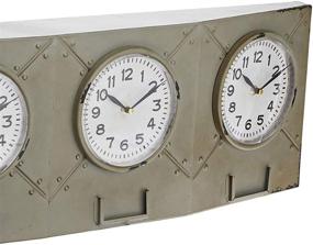 img 1 attached to 35-Inch W x 10.5-Inch H Cooper Classics Kenickie Clock
