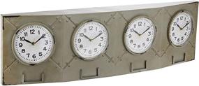 img 3 attached to 35-Inch W x 10.5-Inch H Cooper Classics Kenickie Clock