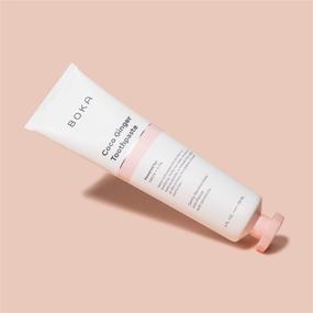 img 2 attached to 🥥 Boka Coco Ginger Toothpaste: Remineralize and Relieve Sensitivity, Fluoride-Free | Dentist Recommended | Made in USA | 4oz