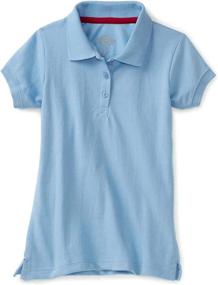 img 1 attached to 👚 Dickies Girls' Short Sleeve Polo Shirt in Pique Fabric