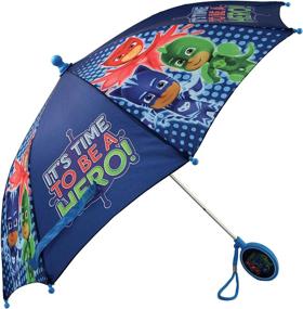 img 4 attached to ⛱️ Stay Dry in Style with PJ Masks Character Rainwear Umbrella