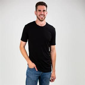 img 3 attached to 👕 Men's Slim Fit Cotton Crewneck T-Shirt: Perfect Shirts for Contemporary Style