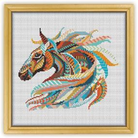 img 3 attached to Mandala Embroidery Stitching Animals Needlepoint