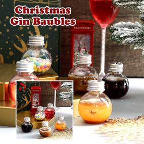 img 2 attached to 🎄 Christmas Clear Plastic Ornaments Balls – 30 Pack: Fillable Tree Decorations for Home, Holiday, Wedding, & Party