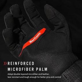 img 1 attached to 🧤 Tactical Gloves Hard Knuckle: Full Finger Protective Combat Gloves for Men & Women - Ideal for Airsoft, Military Training, Paintball, Climbing, Camping & Work - Touch Screen Gloves in Black