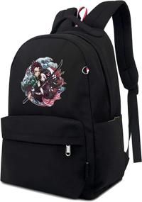 img 4 attached to Roffatide Tanjirou Character Printed Backpack Backpacks