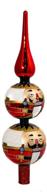 🎄 kurt adler glass nutcracker treetop: exquisite 13-inch christmas decor logo