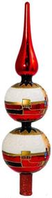 img 1 attached to 🎄 Kurt Adler Glass Nutcracker Treetop: Exquisite 13-Inch Christmas Decor