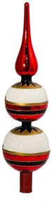 img 2 attached to 🎄 Kurt Adler Glass Nutcracker Treetop: Exquisite 13-Inch Christmas Decor