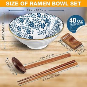 img 2 attached to Japanese Ceramic 🍜 Noodle Chopsticks - Authentic Noodles