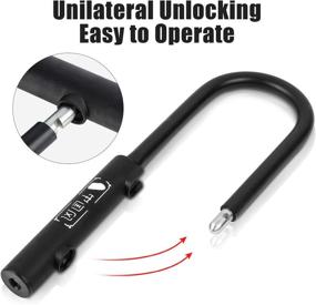 img 2 attached to 🚲 CYCLESPEED Mini Bike U Lock: Ultimate Compact Anti-Theft Security for MTB and Road Bikes