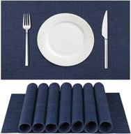 mvyecor non-slip washable placemats: resistant and easy to clean логотип