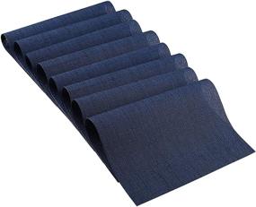 img 2 attached to MVYECOR Non-Slip Washable Placemats: Resistant and Easy to Clean