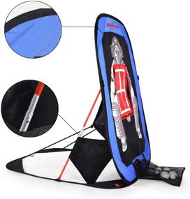 img 1 attached to 🎯 Kapler Kids Pitching Target Net: Enhance Youth Baseball Pitching Skills with this Pop-Up Trainer and Carry Bag