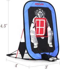 img 2 attached to 🎯 Kapler Kids Pitching Target Net: Enhance Youth Baseball Pitching Skills with this Pop-Up Trainer and Carry Bag