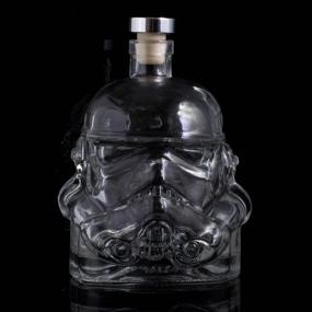 img 1 attached to 👍 Thumbs Up Star Wars Glass Stormtrooper Decanter: The Perfect Accessory for Fans