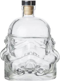 img 4 attached to 👍 Thumbs Up Star Wars Glass Stormtrooper Decanter: The Perfect Accessory for Fans