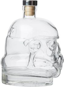 img 3 attached to 👍 Thumbs Up Star Wars Glass Stormtrooper Decanter: The Perfect Accessory for Fans