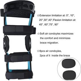 img 3 attached to Adjustable Hinged Orthomen Functional Knee Brace - XL (Left) for ACL/MCL/PCL/Meniscus/Ligament/Sports Injuries - Orthopedic Knee Support for Men & Women