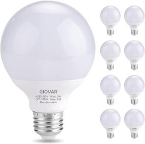 img 4 attached to 💡 GIOVAR 8 Pack Equivalent Non Dimmable Bathroom LED Lights