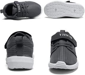 img 2 attached to 👟 BreatheEasy Boys' Lightweight YHSGW Sneakers: Breathable Shoes and Sneakers