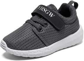 img 4 attached to 👟 BreatheEasy Boys' Lightweight YHSGW Sneakers: Breathable Shoes and Sneakers