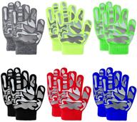hicdaw kids winter gloves - pack of 6-8 pairs for boys and girls, great toddler gift logo
