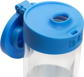 img 3 attached to 🍶 Durable and Safe Glasstic Shatterproof Glass Water Bottle - 16oz - Double Walled - Flip Cap Sports Bottle