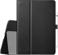 📱 fintie case for ipad pro 9.7 - premium vegan leather folio cover with auto sleep/wake, slim fit & standing feature - black logo