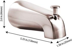 img 2 attached to Enhance Your Bathing Experience with SENTO Universal Bathroom Tub Spout