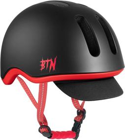 img 3 attached to 🛡️ Get Ultimate Protection with BTN Skateboard & Bike Helmet: Bicycle, BMX, Skate & Scooter Helmets with Detachable Visor and Protective Gear