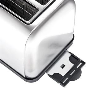 img 1 attached to Efficient and Stylish: BELLA Classics 2-Slice Stainless Steel Toaster for Perfect Toasting