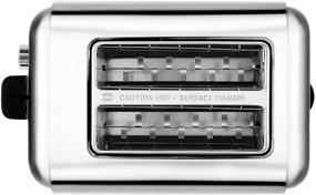 img 2 attached to Efficient and Stylish: BELLA Classics 2-Slice Stainless Steel Toaster for Perfect Toasting