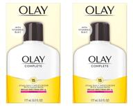 🌞 olay complete lotion all day moisturizer: spf 15, 6 fl oz (pack of 2) for healthy normal skin logo
