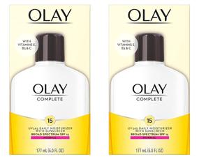 img 4 attached to 🌞 Olay Complete Lotion All Day Moisturizer: SPF 15, 6 Fl Oz (Pack of 2) for Healthy Normal Skin