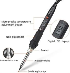 img 2 attached to 🔧 Soldering Adjustable Temperature Display Electronics: Efficient Solutions for Precise Electronic Repairs