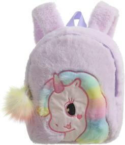 img 4 attached to Unicorn Backpack Cartoon Preschool Daybackpack Backpacks