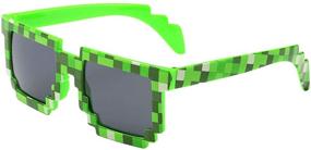 img 3 attached to 🕶️ Playful 8 Bit Sunglasses: Kilofly Boys' Accessories for Protection and Style
