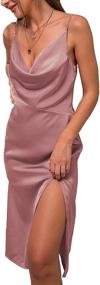 img 2 attached to LYANER Champagne Sleeveless Strappy Women's Dress - Womens Clothing