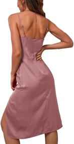 img 3 attached to LYANER Champagne Sleeveless Strappy Women's Dress - Womens Clothing