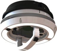 🔲 maxx air maxxfan dome +, 6-inch fan, led, black logo