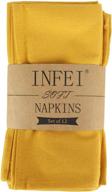 🔍 increase seo: infei solid cotton dinner napkins for tabletop & serveware in food service equipment & supplies logo