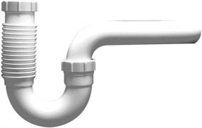 img 4 attached to 🚰 PF WaterWorks PF0704 FlexTRAP - Expandable Flex-N P-Trap, Universal Fit 1-1/2" or 1-1/4" with Reducing Gaskets - Ideal for Kitchen and Bath/Lavatory - White