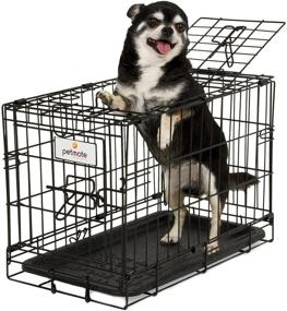 img 1 attached to 🐾 Optimized for SEO: Petmate Training Retreat Wire Crate with 1 Door