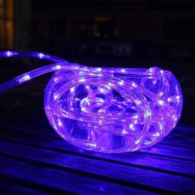 img 1 attached to BALYLAS 2 Pack 16 Colors: Vibrant LED Rope Lights for Outdoor & Indoor Decorations