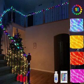 img 2 attached to BALYLAS 2 Pack 16 Colors: Vibrant LED Rope Lights for Outdoor & Indoor Decorations