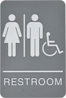 🚽 enhanced wheelchair accessibility now available in headline sign restroom logo