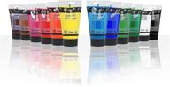 🎨 sargent art artist quality acrylic tube paints: explore vibrant 12 color options logo