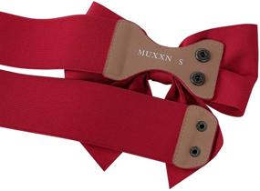 img 2 attached to MUXXN Ladies Classy Elastic Wasit Women's Accessories