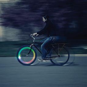img 2 attached to Nite Ize SpokeLit: Light up your Ride for Safe Night Cycling